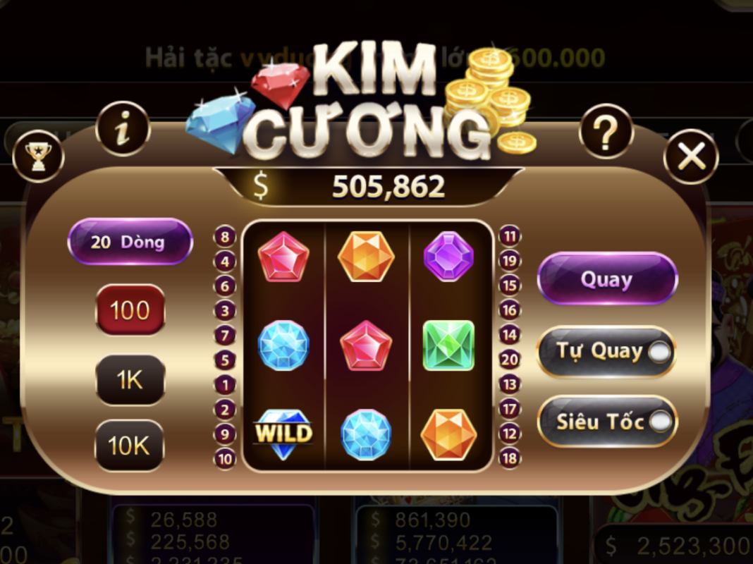 Những điểm thu hút của mini game Kim Cương tại link tai Gemwin