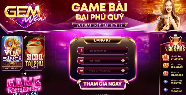 Sân chơi cho game thủ với giao diện bắt mắt, bảo mật đỉnh cao