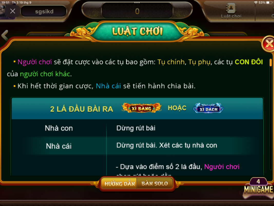 Luật chơi rất đơn giản