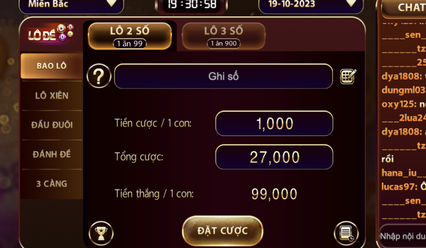 Mẹo đánh lô xiên 3 cực chất dành riêng cho game thủ tại Gemwin 