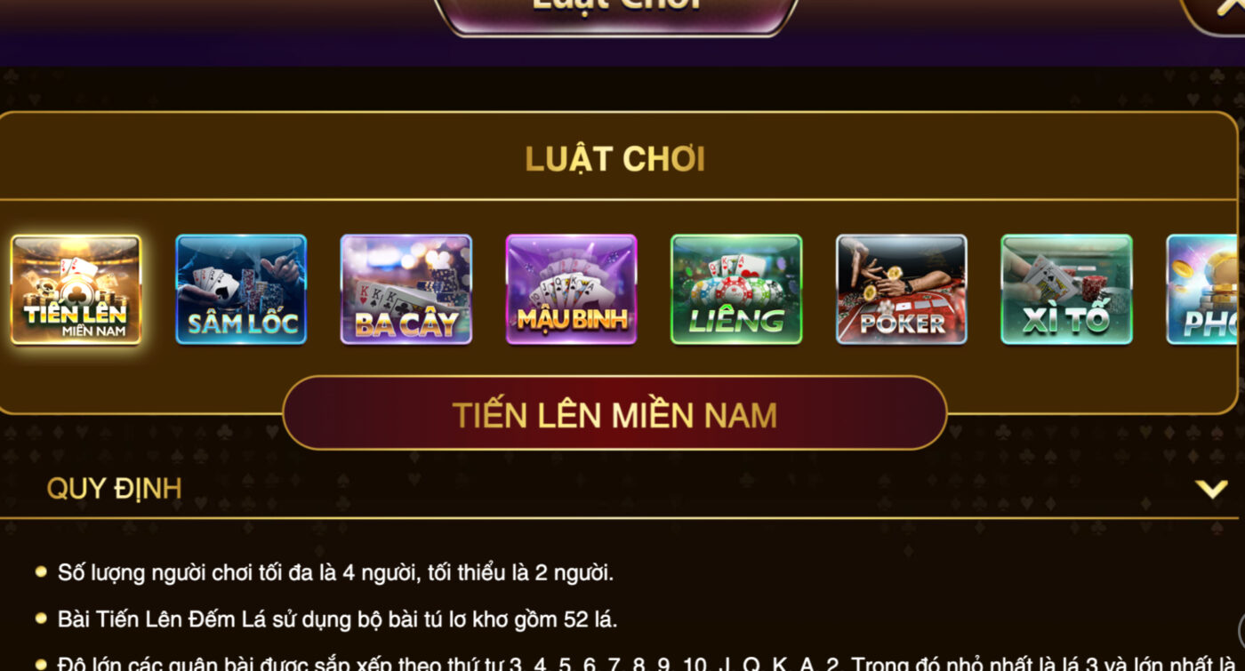 Luật chơi hấp dẫn