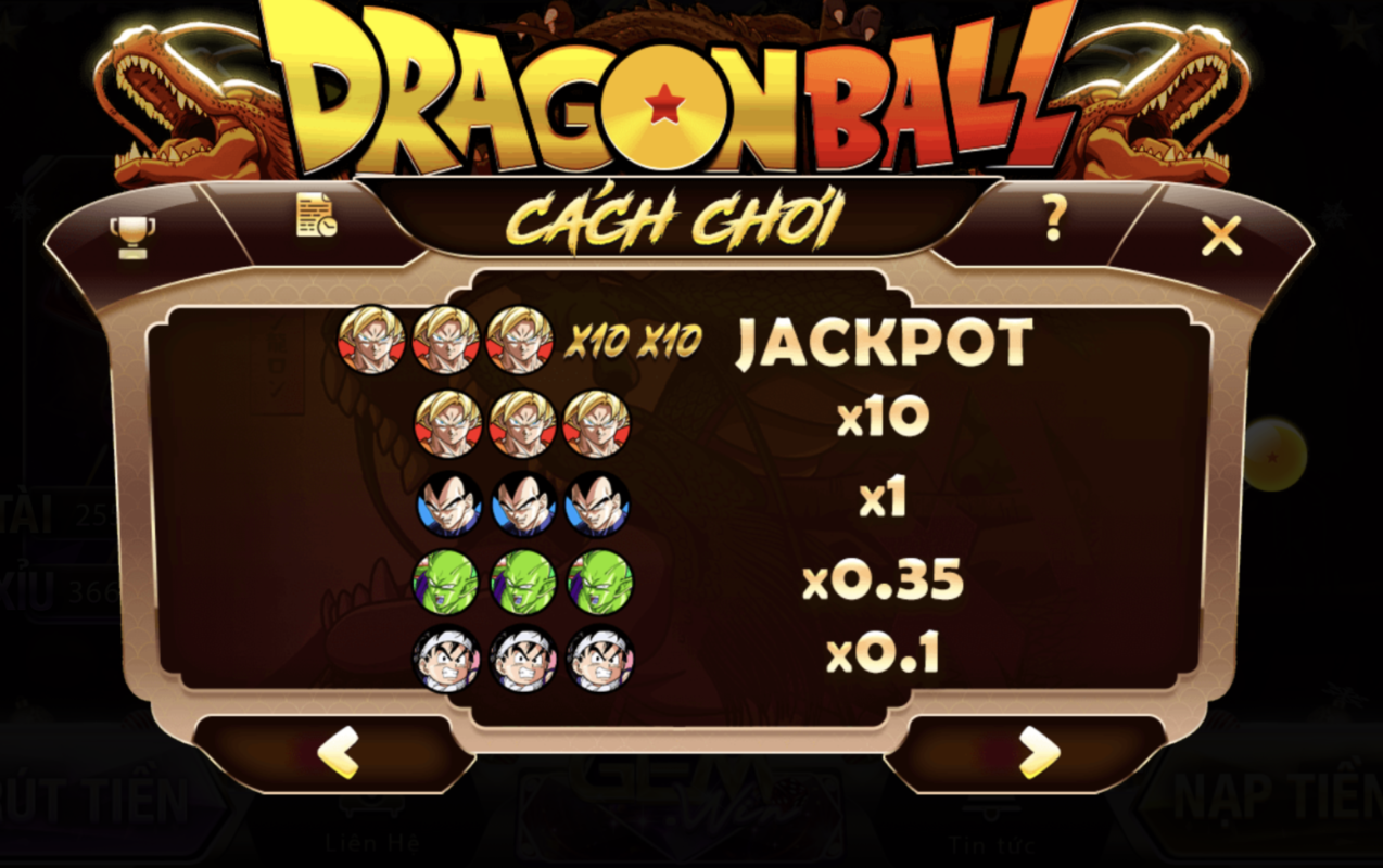 Mẹo chơi Dragon BallZ cực hay khi tham gia tại Gem win 